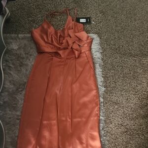 Fashion Nova Luxury Views Pant Set In Coral